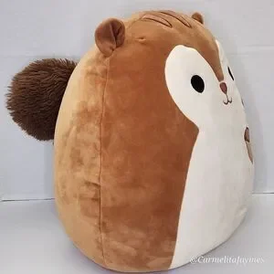 Squishmallows Toys Sawyer Squirrel W Big Bushy Tail Acorn